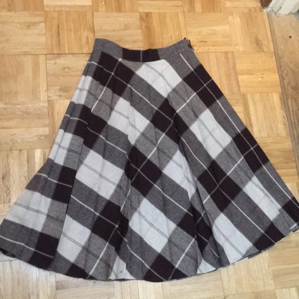 Vintage midi plaid skirt - Kayo of California
